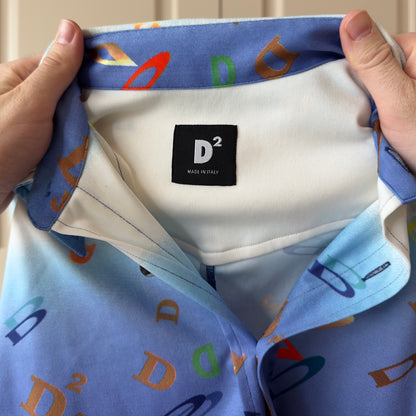 Dsquared2 S/S 1997 ‘Early Web Design’ Printed Button-Up Shirt