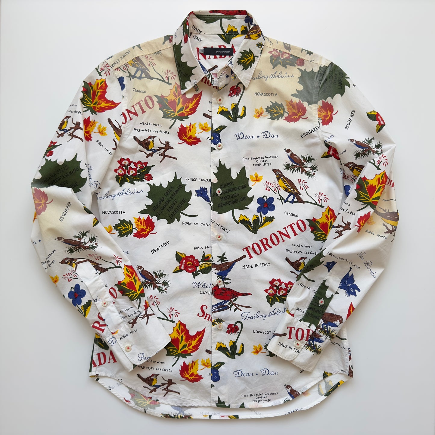 Dsquared2 F/W 2005 'Snow Birds' Button-up Shirt