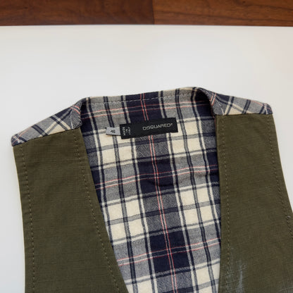 Dsquared2 F/W 2011 Distressed Hybrid Vest
