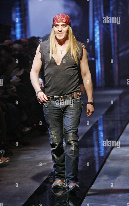 Dsquared2 F/W 2005 Leather Skull & Silver Hardware Belt
