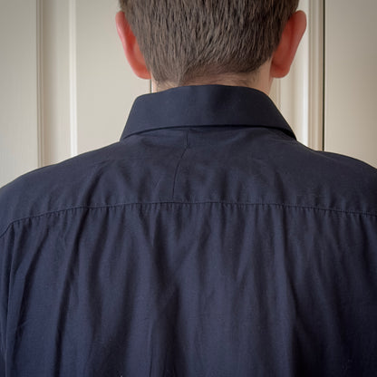 Givenchy S/S 2013 Tisci-Era Elongated Black Dress Shirt