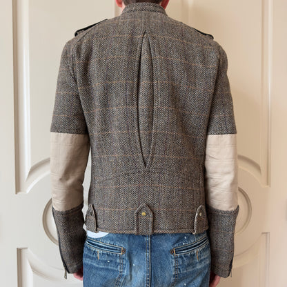 Dsquared2 F/W 2001–02 Harris Tweed Biker Jacket
