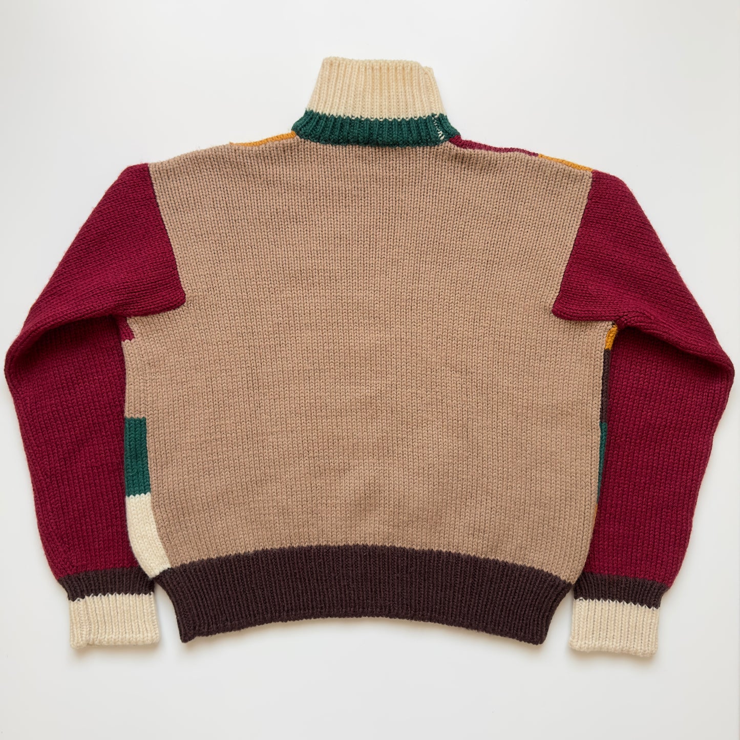 Dsquared2 F/W 2001-02 Check Wool Turtleneck Sweater