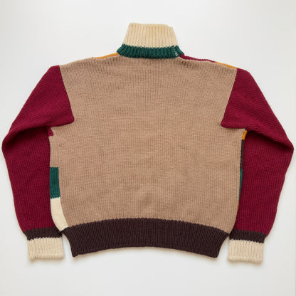 Dsquared2 F/W 2001-02 Check Wool Turtleneck Sweater