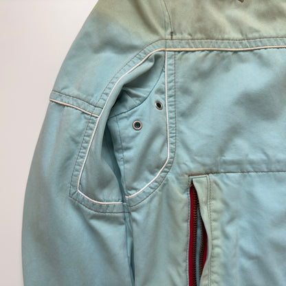 Dsquared2 S/S 2005 Light Blue Faded Cotton Biker Jacket