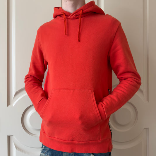 Balmain 2013 Orange Side-Zip Hoodie