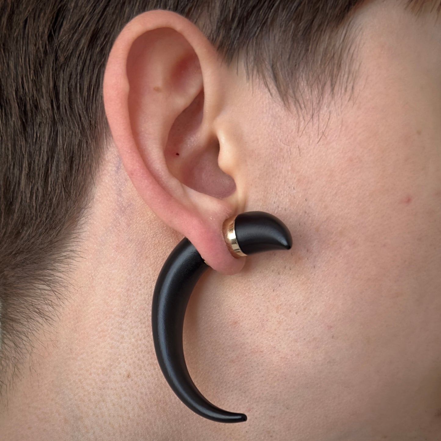 Givenchy S/S 2012 Riccardo Tisci Magnetic Horn Earring