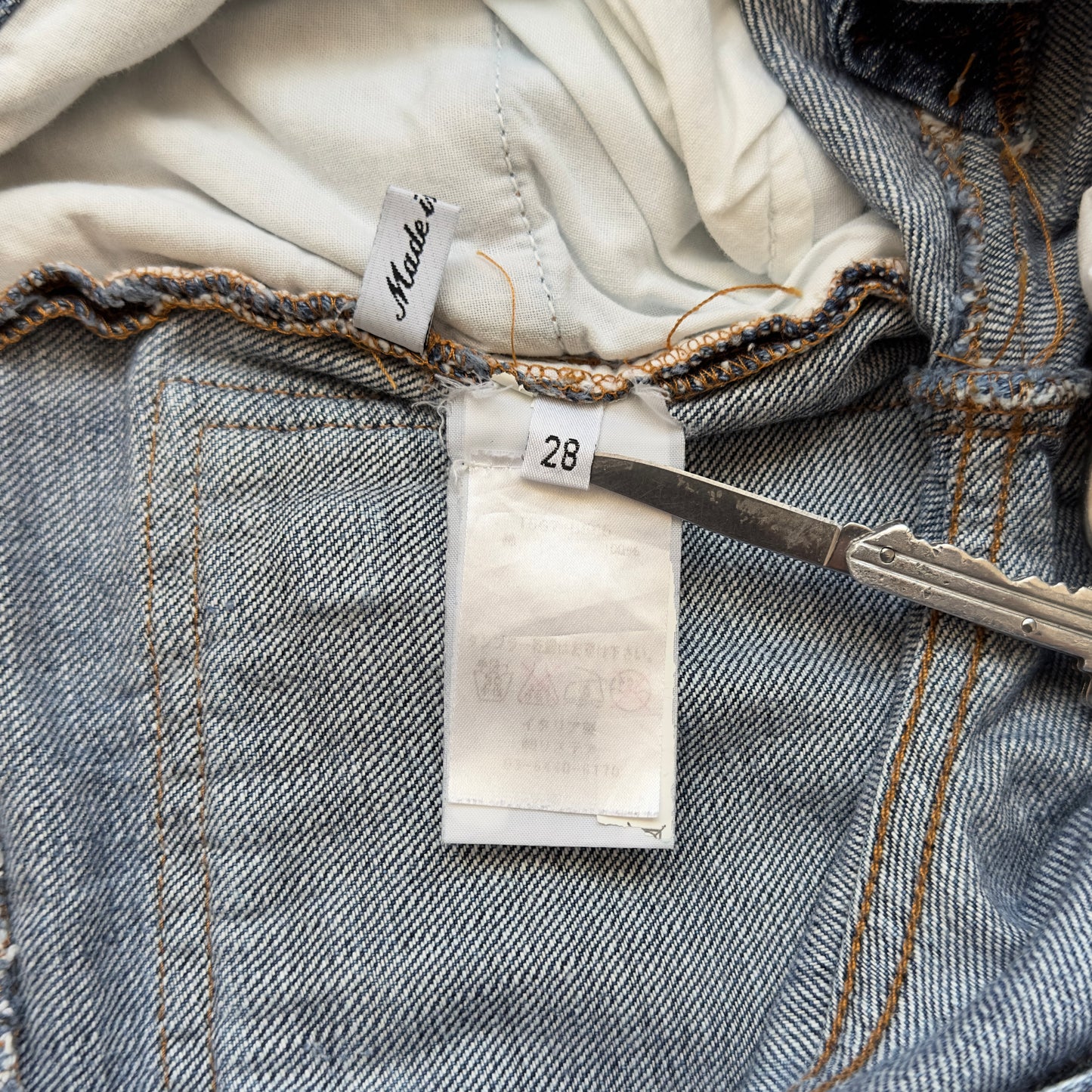 Balmain S/S 2011 Indigo Wash Decarnin Eagle Coin Biker Jeans