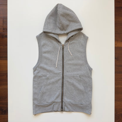 Balmain S/S 2010 Decarnin Distressed Sleeveless Hoodie