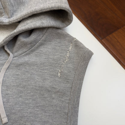 Balmain S/S 2010 Decarnin Distressed Sleeveless Hoodie