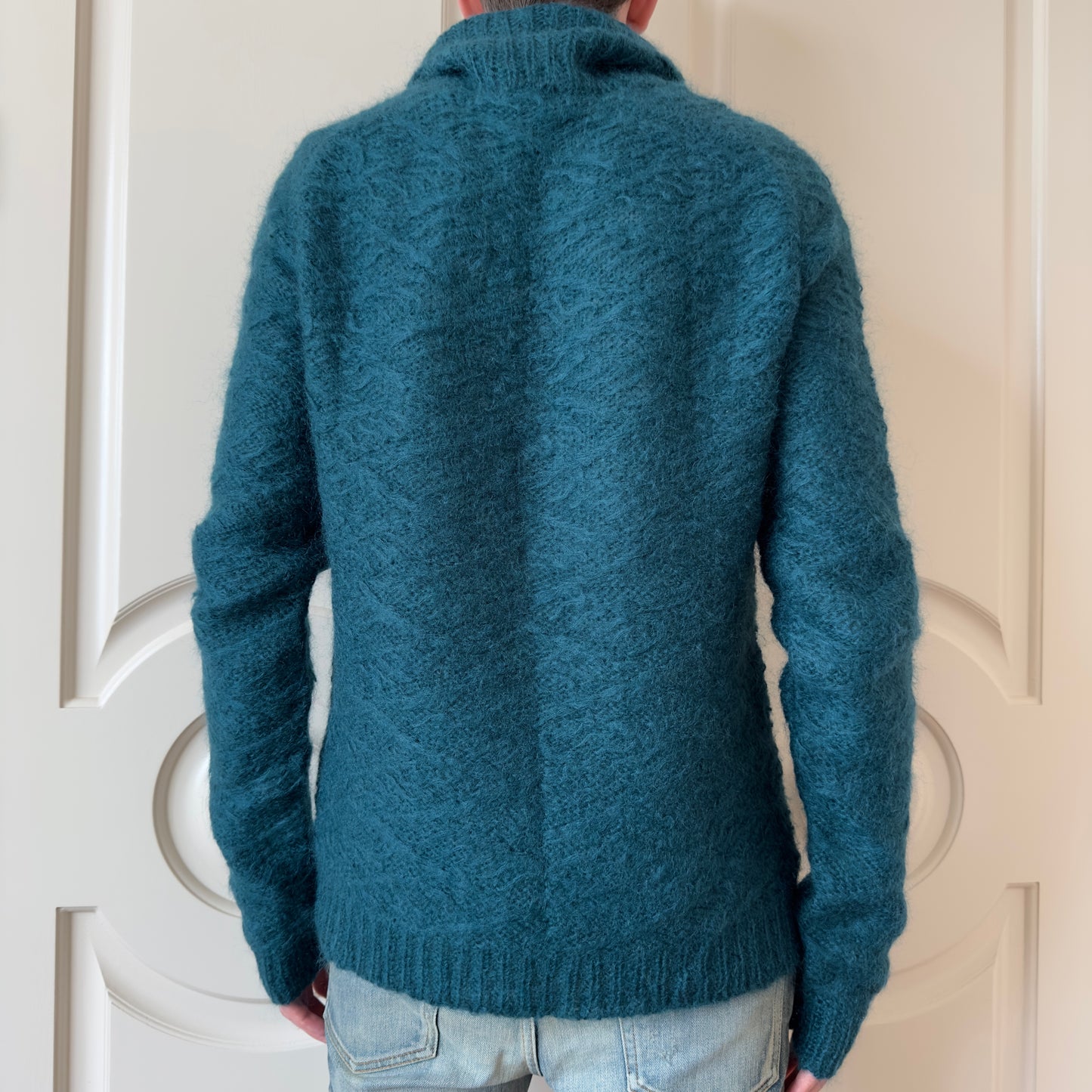 Balmain F/W 2013 Slouchy Mohair Turtleneck Sweater