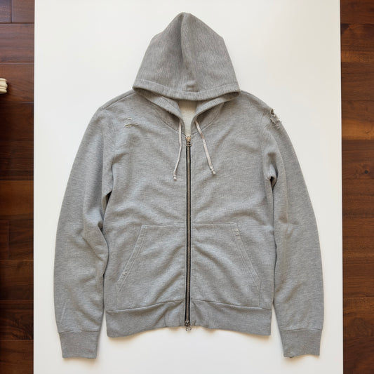Balmain 2010 Decarnin “Shotgun” Distressed Hoodie