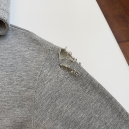 Balmain 2010 Decarnin “Shotgun” Distressed Hoodie