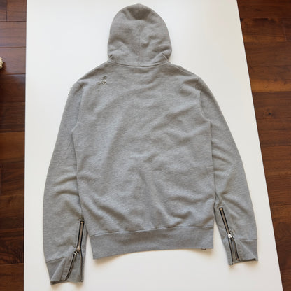 Balmain 2010 Decarnin “Shotgun” Distressed Hoodie
