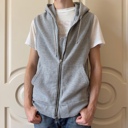 Balmain S/S 2010 Decarnin Distressed Sleeveless Hoodie