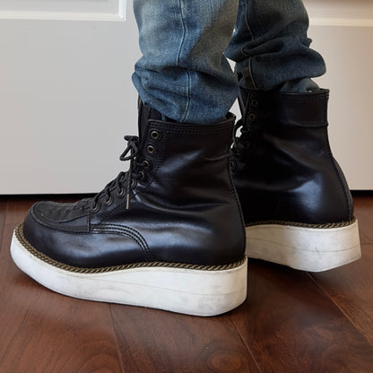 Givenchy F/W 2011 Black Leather Gold Chain Platform Boots (Tisci Era)