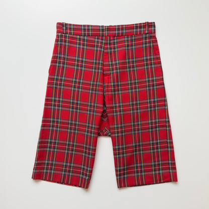 Givenchy S/S 2010 Drop-Crotch Plaid Shorts