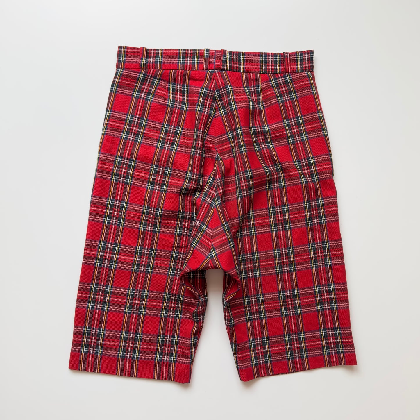 Givenchy S/S 2010 Drop-Crotch Plaid Shorts