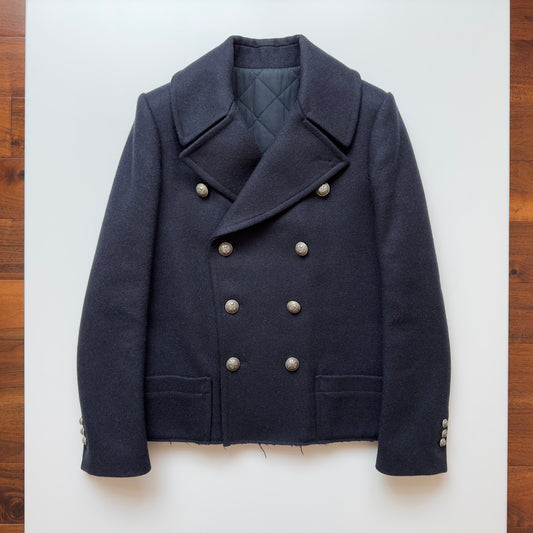 Balmain Homme F/W 2012 Double-Breasted Wool Pea Coat