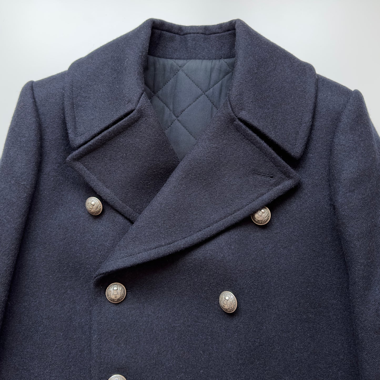 Balmain Homme F/W 2012 Double-Breasted Wool Pea Coat