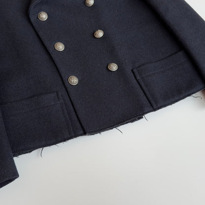 Balmain Homme F/W 2012 Double-Breasted Wool Pea Coat