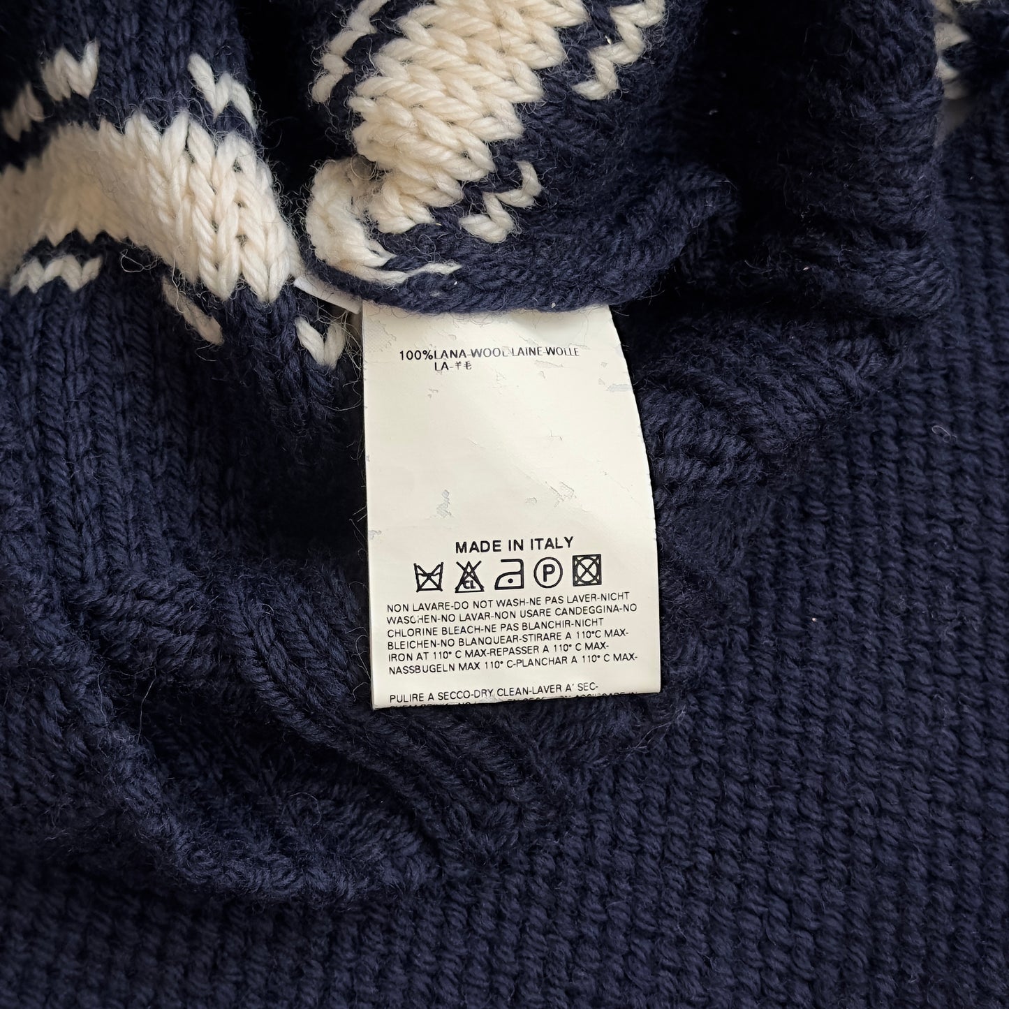 Dsquared2 F/W 2004 Cropped Wool Turtleneck