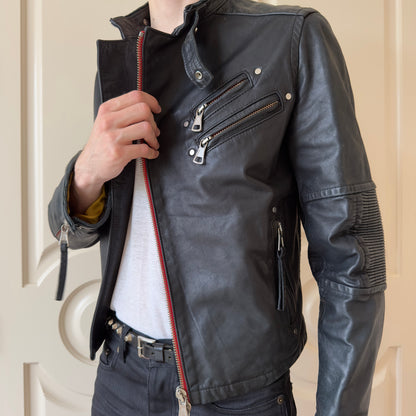Dsquared2 S/S 2004 “1964” Leather Biker Jacket