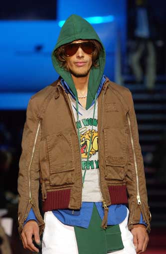 Dsquared2 F/W 2003 Arm Full-Zipper Jacket