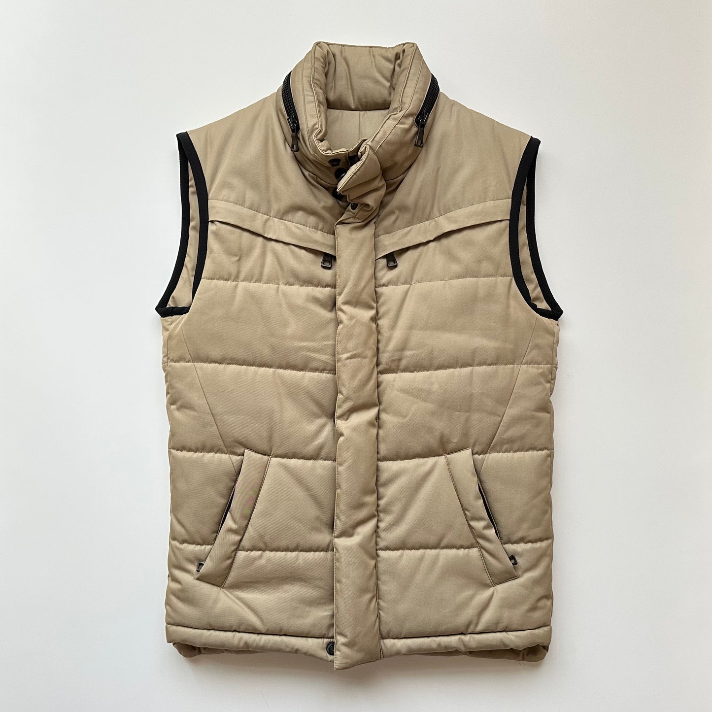 Balmain S/S 2012 Padded Khaki Vest