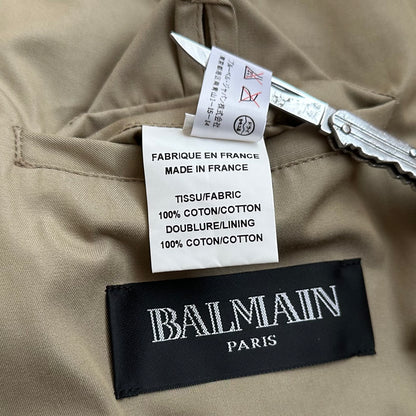 Balmain S/S 2012 Padded Khaki Vest
