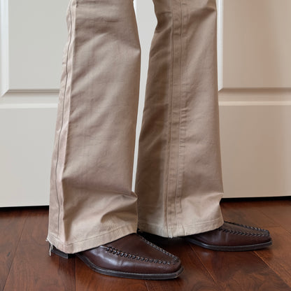 Dsquared2 F/W 2000–01 Flared Belted Khaki Pants