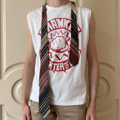 Frankie Morello 2000s Hybrid Tie Sleeveless Shirt