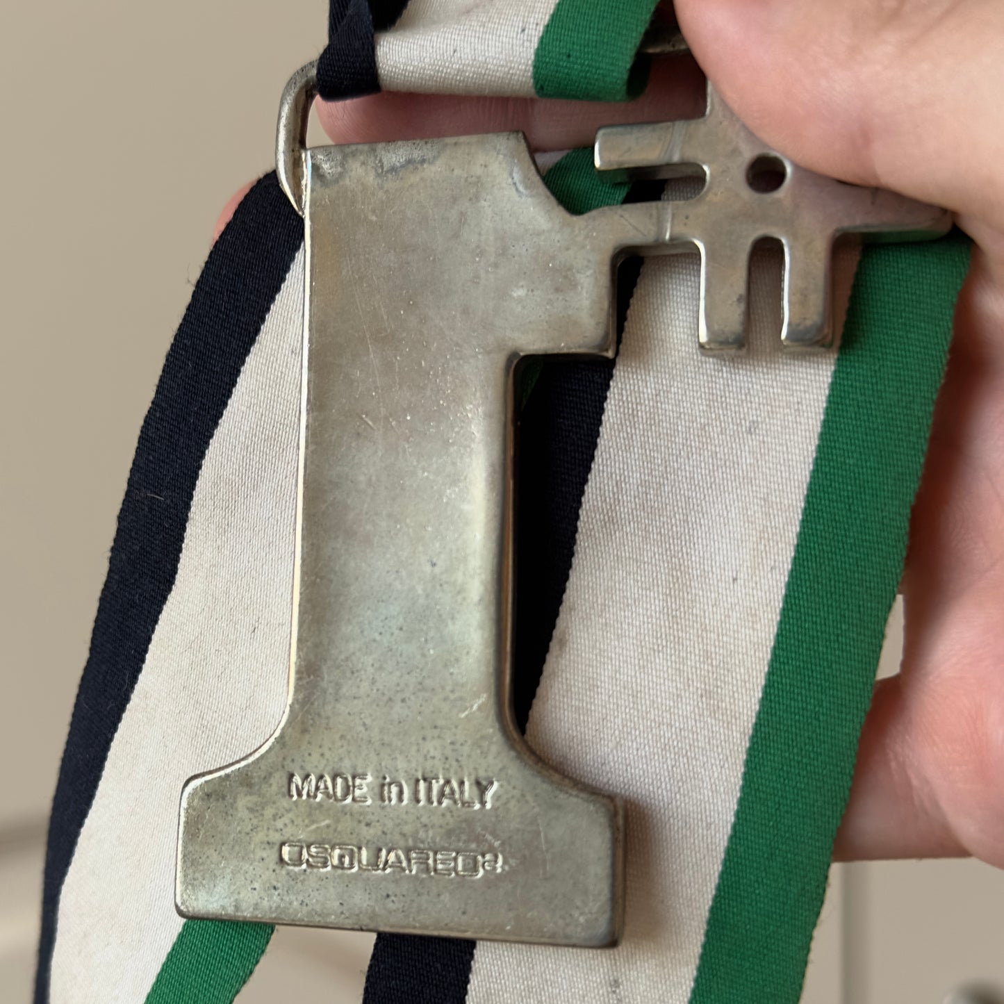 Dsquared2 S/S 2002 #1 Medal Ribbon Necklace