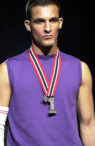 Dsquared2 S/S 2002 #1 Medal Ribbon Necklace