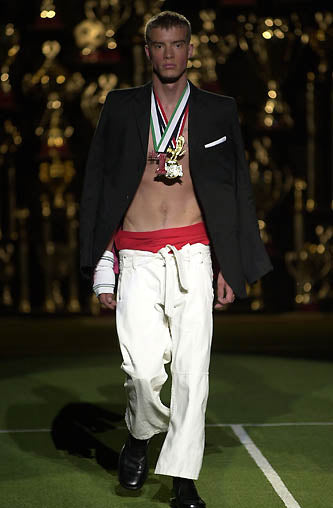 Dsquared2 S/S 2002 #1 Medal Ribbon Necklace