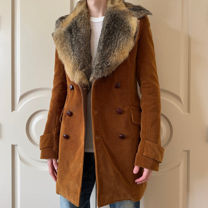 Dsquared2 F/W 2003 Raccoon Fur Collar Jacket