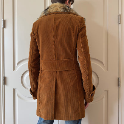 Dsquared2 F/W 2003 Raccoon Fur Collar Jacket