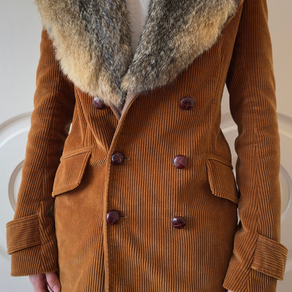 Dsquared2 F/W 2003 Raccoon Fur Collar Jacket