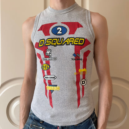 Dsquared2 S/S 2000 “Turbo Toro” Racing Tank Top
