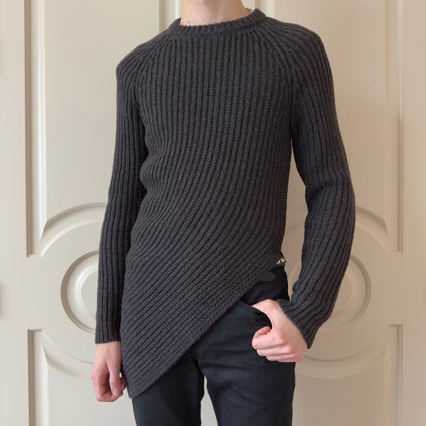 Lanvin F/W 2011 Asymmetrical Alpaca Wool Sweater