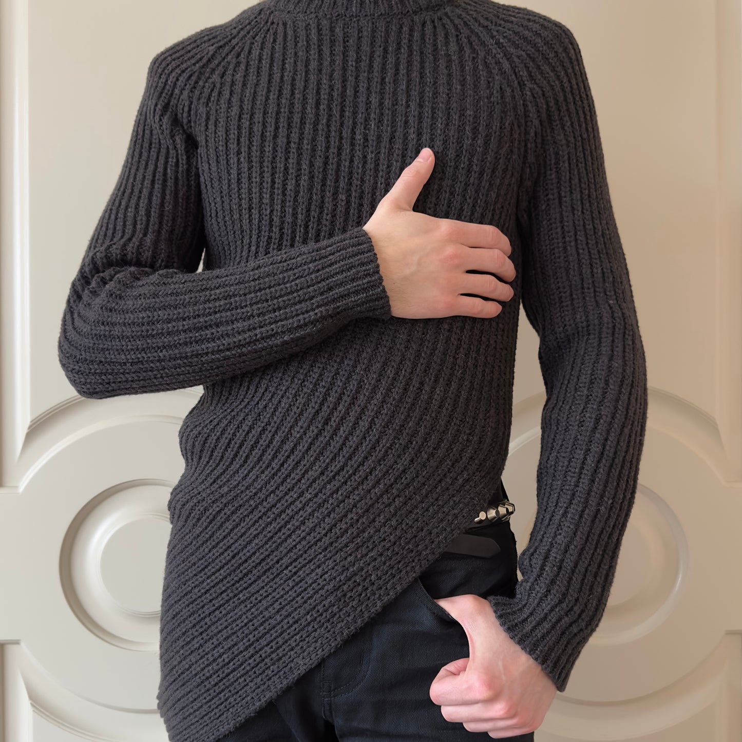 Lanvin F/W 2011 Asymmetrical Alpaca Wool Sweater