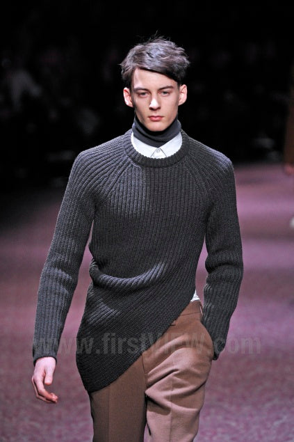 Lanvin F/W 2011 Asymmetrical Alpaca Wool Sweater