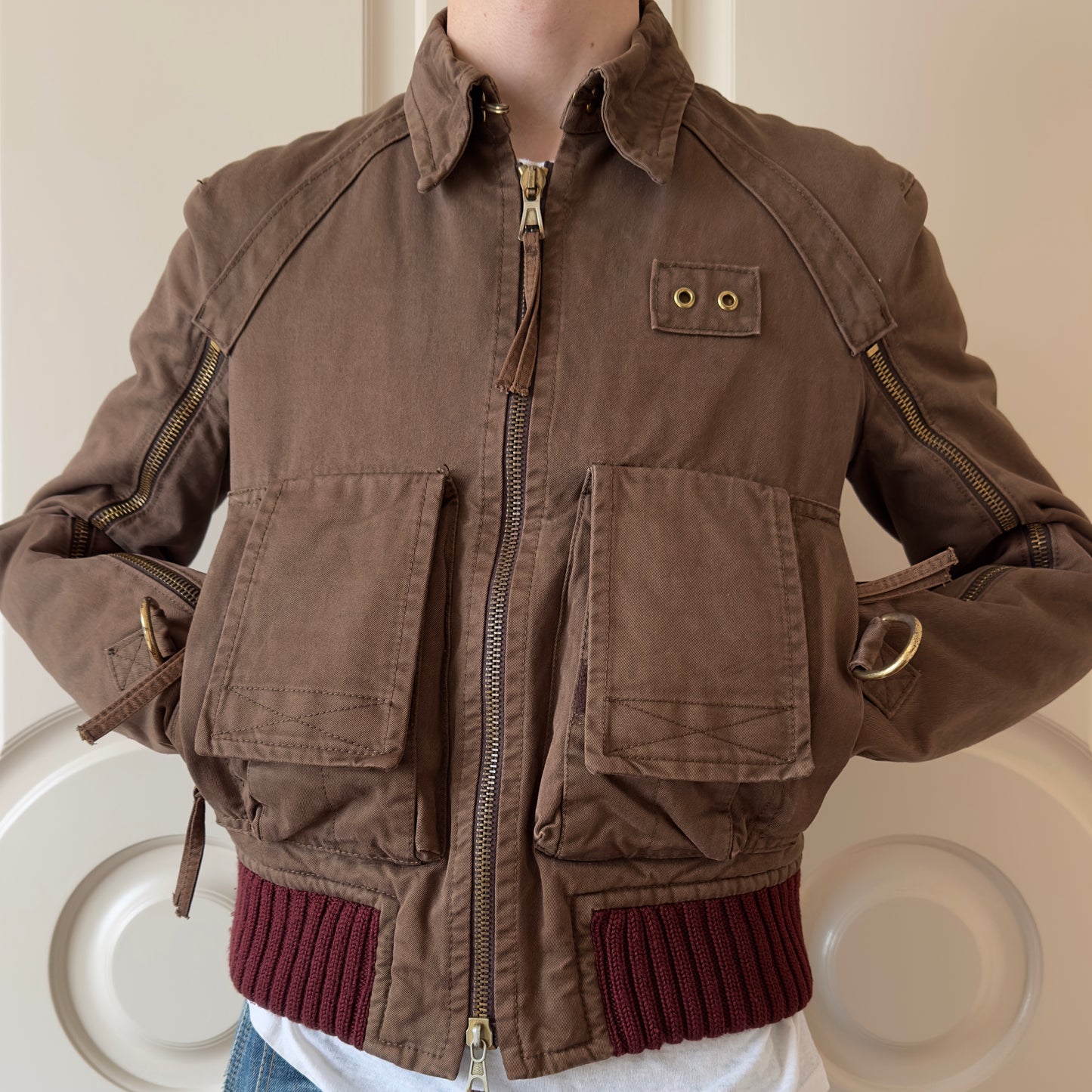 Dsquared2 F/W 2003 Arm Full-Zipper Jacket