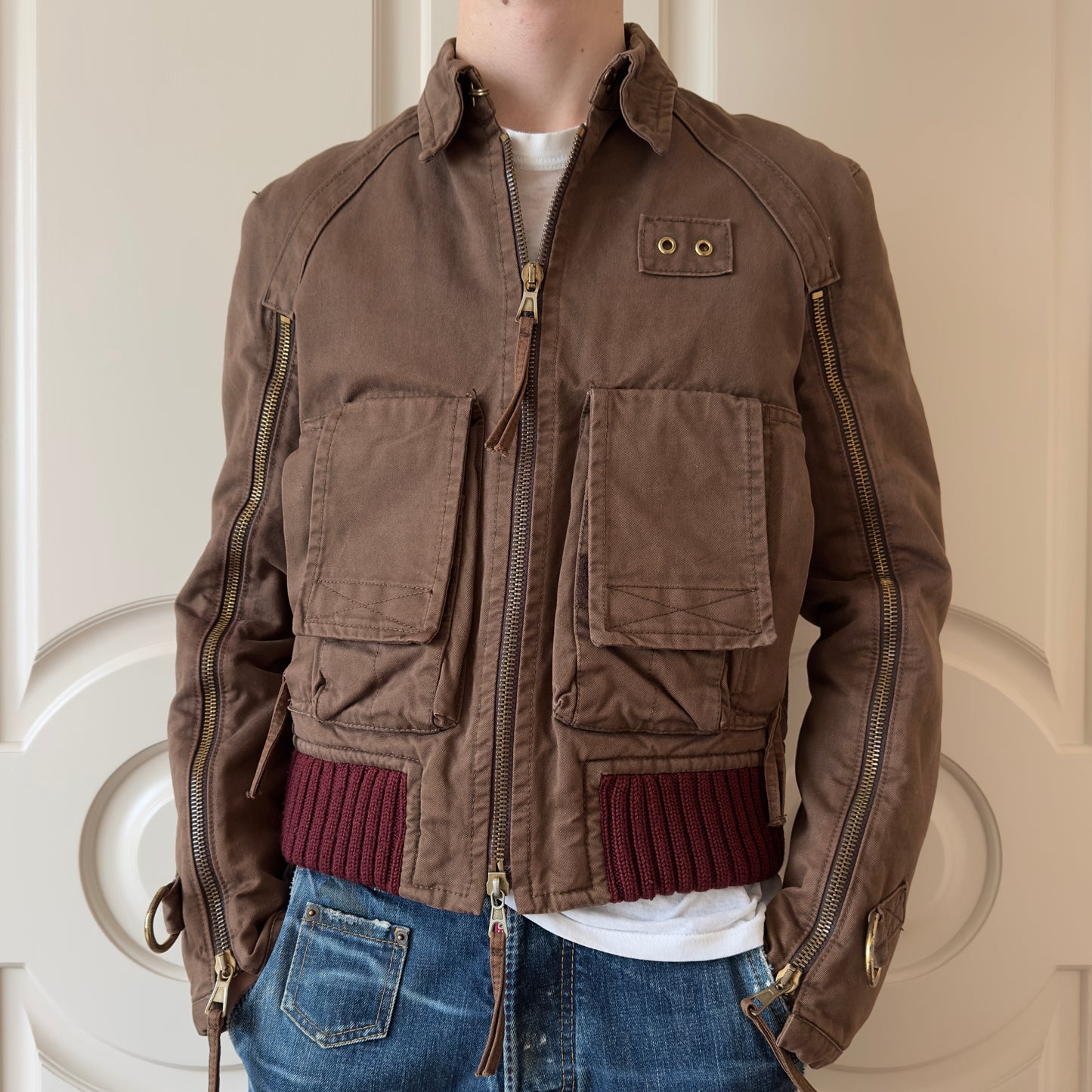 Dsquared2 F/W 2003 Arm Full-Zipper Jacket