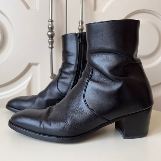 Saint Laurent Paris 60mm Wyatt Leather Boots