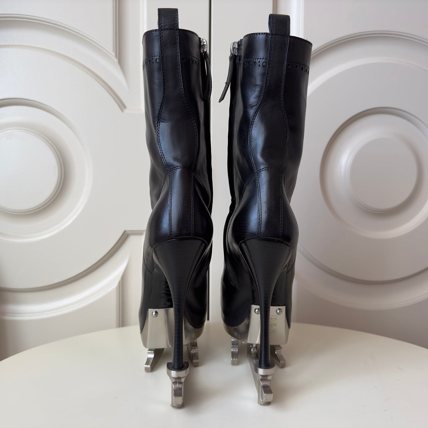 Dsquared2 F/W 2011 'Skate Moss' Ankle Leather Ice-Skate Boots